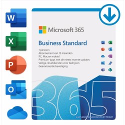 Microsoft 365 Business Standard (12 maanden) Download-versie