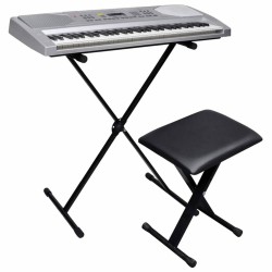 Keyboard elektrisch 61 toetsen met verstelbare standaard en stoel