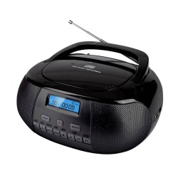 NIKKEI - NPRD58BK - Portable DAB+ radio/CD-speler met USB-poort - Zwart