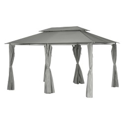 4goodz Gazebo 3x4 mtr - Partytent Paviljoen met zijwanden - Antraciet