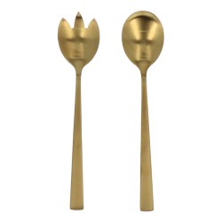 4goodz Goudkleurig Saladebestek Saladecouvert RVS - Goud