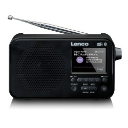 DAB+ FM radio met Bluetooth® Lenco Zwart-Grijs
