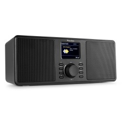 DAB radio - Audizio Monza - Stereo DAB+ en FM radio met Bluetooth - 50W - Zwart