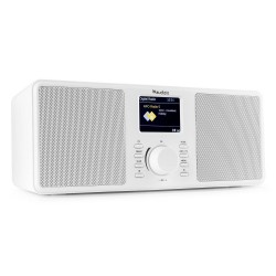 DAB radio - Audizio Monza - Stereo DAB+ en FM radio met Bluetooth - 50W - Wit
