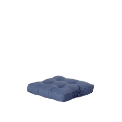2 stuks Loungekussen 50x50 cm casual steelblue