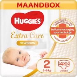 2x Huggies Ultra Comfort Luiers Maat 2 (3 - 6 kg) 210 stuks