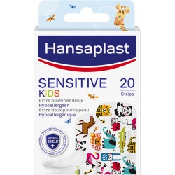10x Hansaplast Sensitive Kids 20 stuks