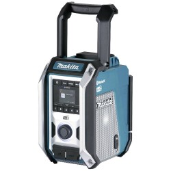 Makita DMR115B Bouwradio DAB+ AUX, Bluetooth, USB Spatwaterbestendig Zwart