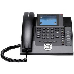 Auerswald COMfortel 1400 ISDN-systeemtelefoon Handsfree Kleuren touchscreen Zwart
