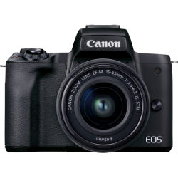 Canon EOS M50 Mark II Zwart + EF-M 15-45mm f/3.5-6.3 IS STM Zwart