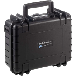 B&W type 1000 zwart met plukschuim