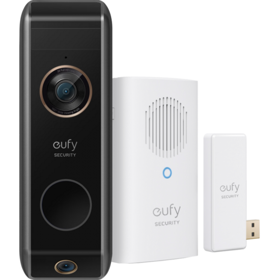 Eufy Video Doorbell Dual 2 Pro + Chime deurbellen