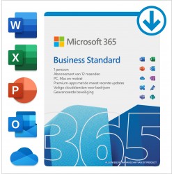 Microsoft 365 Business Standard (12 maanden/1 apparaat) Digitale licentie Software